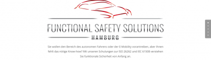 Neuer Webauftritt: Functional Safety Solutions Hamburg