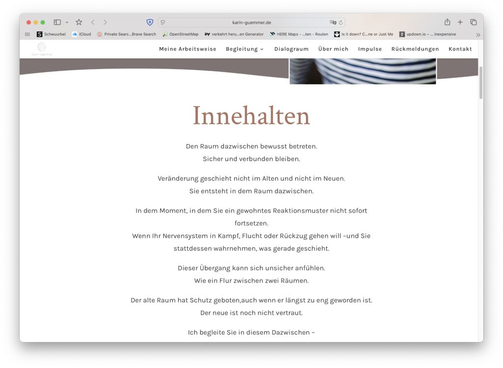 Karin Gümmer Körpertherapie