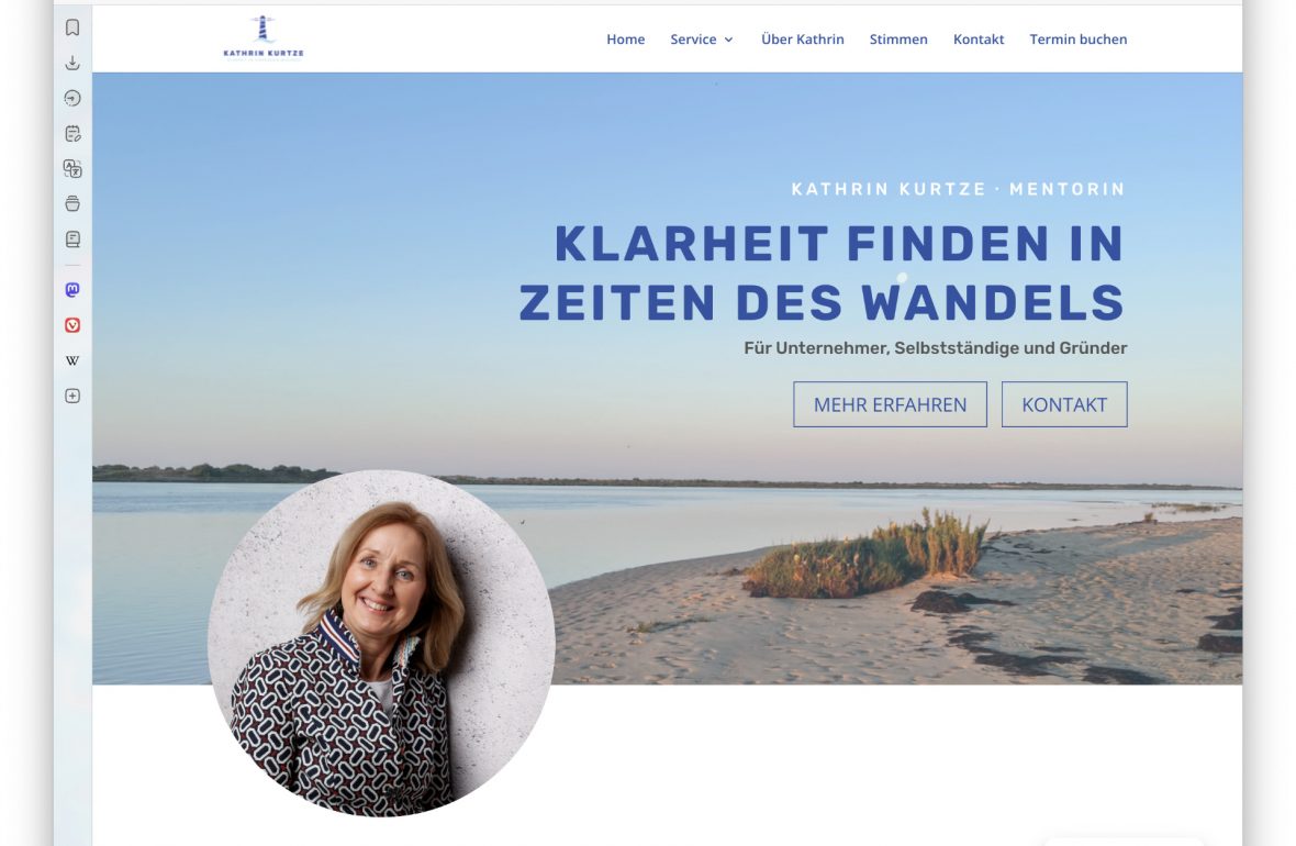 Website Kathrin Kurtze